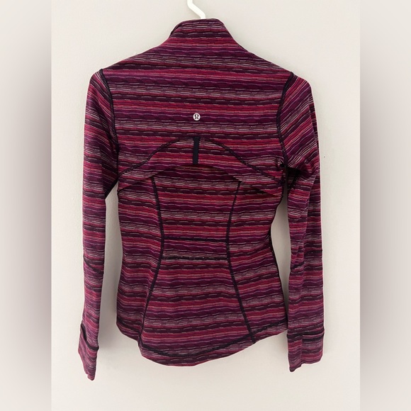 Lululemon Regal Plum Space Dye Twist Luon Define Jacket Full Zip Size 4 - Picture 7 of 7
